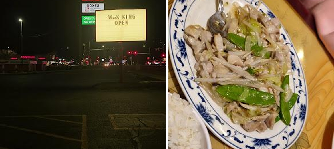 WOK KING Chinese Restaurant Menu